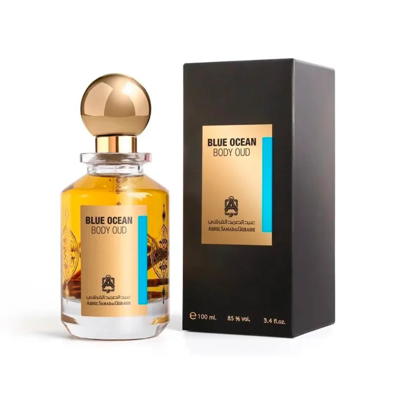 BLUE OCEAN Body Oud Eau De Perfume 100ml – Luxurious Oriental Floral | Abdul Samad Al Qurashi | AMWAJ PERFUMES