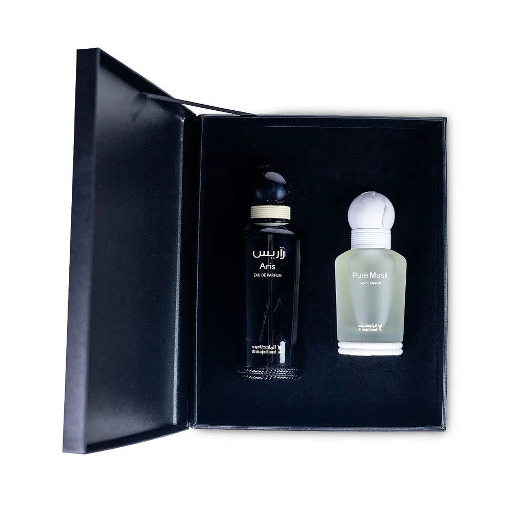 CLASSIC COLLECTION Eau De Parfum (ARIS 150ML & PURE MUSK 100ML)by AL MAJED OUD