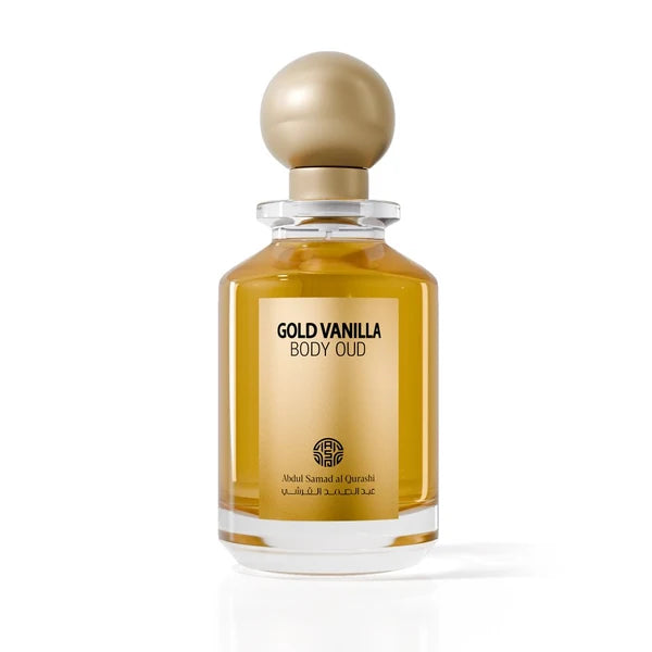 Gold Vanilla Body Oud Eau De Perfume 100ml – Luxurious Oriental Floral | Abdul Samad Al Qurashi | AMWAJ PERFUMES