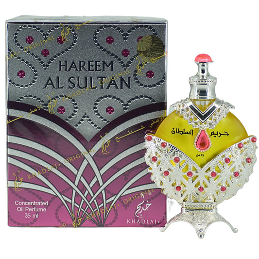 Hareem Al Sultan Silver Perfume Oil-35ML By Khadlaj